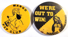 Vintage 1970s Mango Junior High School Pins Set Sunnyvale CA Marauders Pep Club picture