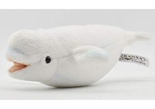 HANSA BH6651 Beluga White Whale Plush Toy 25cm Realistic Sea Animal Doll Japan picture