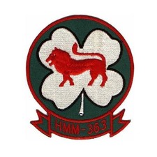 HMM-363 Lucky Red Lions Patch –Sew On picture