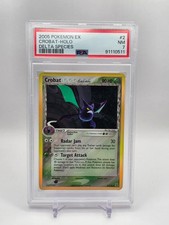 2005 Pokemon EX Delta Species Crobat Holo Rare #2 PSA 7 Near Mint 2/113 picture