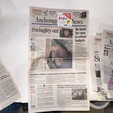 Anchorage Daily News Swingley Out Fort Rich Soldiers Newspaper March 11, 2003 picture