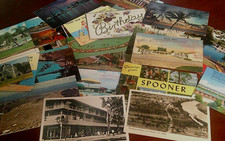 50 Vintage Postcard Lot Assorted Old Travel Views Posted Unposted picture