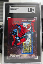 1992 Impel Marvel Super Heroes Base Set #1 Spider-Man- SGC 10 Gem Mint 💎  picture