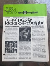 1976 Vintage Rare Disney original Document Eyes and Ears Publication. VOL.6 #50 picture