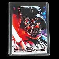 2025 Topps Star Wars Smugglers DARTH VADER Josh Trout Stellar Art Card RED #1/5 picture