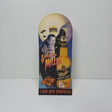 Rare Vintage 90s Miller Genuine Draft Halloween Table Stand Up Display Monsters picture
