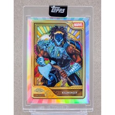 2026 Topps Mint Marvel Killmonger Gold Card 01/50 Topps Chrome #84 Rare Limited picture