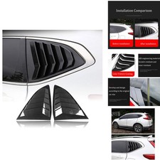 BOLTRY Rear Side Window Louvers for Honda CR-V 2017-2021 Carbon Fiber picture