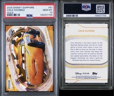 Topps 2025 Disney Sapphire Cruz Ramirez Gold #51 PSA 10 GEM MT /50 picture