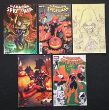 AMAZING SPIDER-MAN 14 VARIANT VIRGIN LOT MOMOKO r1c0 KEY 1st app HALLOW'S EVE picture