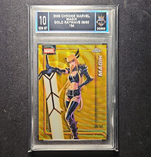 Topps 2026 Chrome Marvel Magik #134 Gold Raywave Serial #06/50 PCG 10 picture