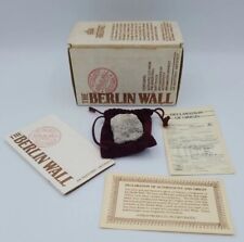 Piece Of History A Rock From The Berlin Wall W/Box & Cert. of Authenticity picture