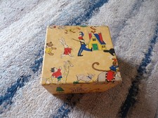 Vintage Circa 1940's Children's Gift Box - Colorful Drawings picture