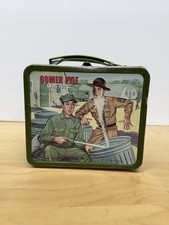Vintage 1966 Gomer Pyle USMC Metal Lunch Box Aladdin Jim Nabors No Thermos picture