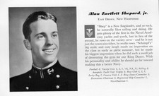 ALAN SHEPARD Naval Academy Yearbook SENIOR YEAR 1st AMERICAN in SPACE: picture