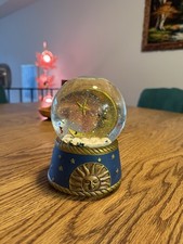 Vintage 1992 Vandor Wish Upon A Star Moon Celestial Snow Globe Whimsygoth picture