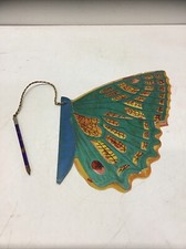 Rare Antique 1887 St Louis Veiled Prophet Cutout Butterfly Program With Pencil picture