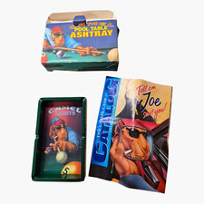 Vintage 1992 Joe Camel Pool Table Ashtray Camel Lights Box Cash Catalog picture