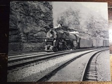 Set Of 6 8x10 B/W Photos Of Various Pennsylvania RR Steam In Action Altoona Area picture