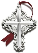 2011 Wallace Grande Baroque Cross Sterling Christmas Ornament 16th Edition picture
