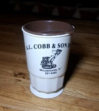 Vintage 1970s J.L. Cobb & Son McLeansville NC Excavating Plastic Promo Cup Mug picture