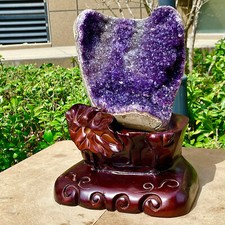11.26LB Uruguayan natural amethyst crystal products and exotic stone decorations picture