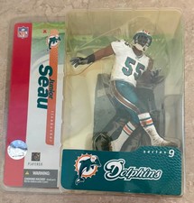 McFarlane Toys NFL Series 9 Junior Seau Miami Dolphins Figure White Jersey picture