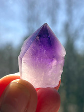 Deep Grape Purple Tata Amethyst - 16g AAA Grade Phantom Crystal - Morocco picture