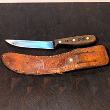 Vintage Chicago Cutlery model 94-5 fixed-blade hunting and skinning knife picture