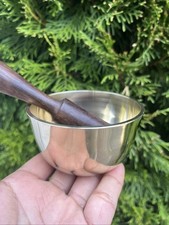 Beautiful Golden Temple Bell Tibetan Meditation Healing Singing Bowl picture