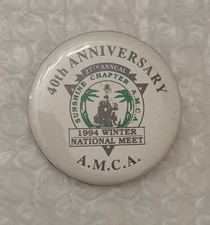 A.M.C.A. 1994~ Antique Motorcycle Club Of America~40th Annual PIN~SUNSHINE CHAPT picture