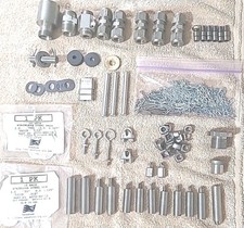 Machinist Tool Lot. Shims, Cotter Pins, Fittings, Cable Clamps, Random Parts. picture