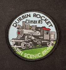Vintage Durbin Rocket Climax #3 Scenic Railroad Patch picture