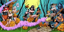 Archie Halloween 1 2024 Fernando Ruiz Connecting Cover Variants Ltd 200 Set of 3 picture