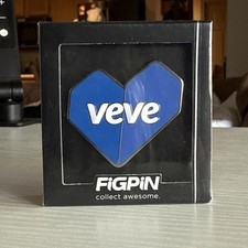 NYCC 2024 Figpin × Veve Blue Heart Logo Pin - SEALED picture