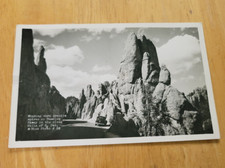 RPPC B&W Postcard Black Hills South Dakota Granite Spires Needles Highway picture