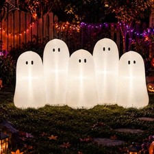 7 ft Length Halloween Inflatable Ghost Outdoor Decoration 4 ft Ghost Family picture
