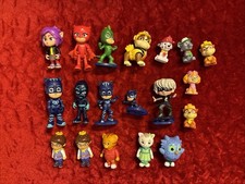 Lot Of 19 PJ Mask & PJ Mask Jr. Paw Patrol Etc. Characters Figures Various Sizes picture