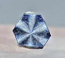 %100 Natural Unpolished Trapiche Sapphire Crystal From Badakhshan Afg 2.40 Carat picture