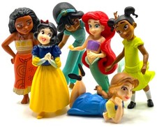 DISNEY PRINCESSES BEGINNINGS Figure Play Set PVC TOY Moana ARIEL Jasmine TIANA picture