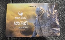Round1 Exclusive Limited Club Membership Card GODZILLA MINUS ONE NEW picture