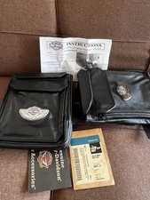 💥100th Anniversary Harley  LUGGAGE KIT- Single Bag …SOFTAIL Passenger SEAT 🇺🇸 picture