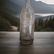 OAHU SODA WORKS  Aiea Oahu Clear HAWAII  BOTTLE picture