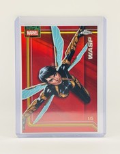 2026 topps chrome marvel Wasp /5 Red Refractor picture