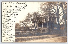 [51H15] Postcard 1904 RPPC, Residential Home, Norwood Mass picture