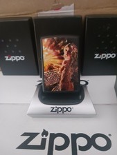 Zippo Fairy. 2012 Fairy With Sun. Matte Black. NIB. picture