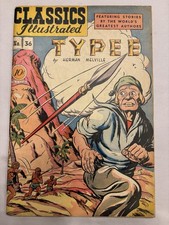 Classics Illustrated 36 Typee 1st Print 1947 HRN 36 picture
