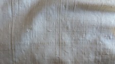 Vintage Japanese Cream Raw Silk Kimono Lining 14.75
