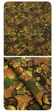 Vintage 5th Avenue Design MCM Floral 60s 70s Upholstery Fabric DuPont Per Yard picture