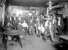 Old West Cowboys Trinadad Saloon Gather Pool Players 1880S 4x6 Picture Celebri picture